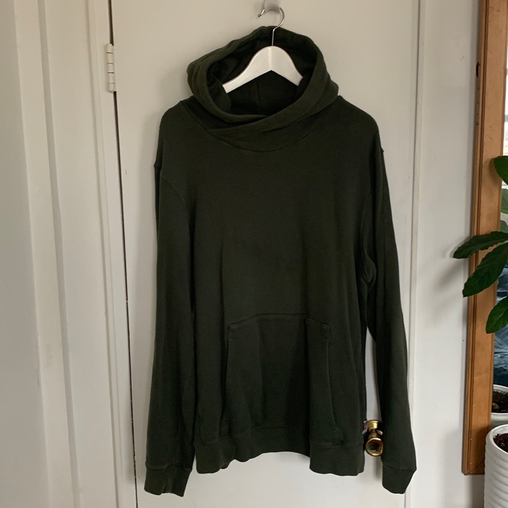 Mens Scotch&soda olive hooded sweatshirt in size XL